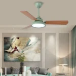 Ceiling Fans 220V Wooden Ceiling Fans With Lights 42 48 Inch Nordic Industrial Wind Blades Cooling Fans - Image 4