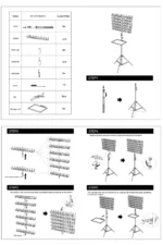 Wig Stand For Braiding Hair Braiding Rack With Tripod Stand - Image 12