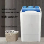3-in-1 single bucket semi-automatic washing machine,for washing clothes, shoes, underwear,spin drying in one - Image 3