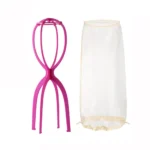 Wig Stand for All Wigs And Wig Storage Bags Adjustable Wig Bag with Drawstring Portable - Image 7