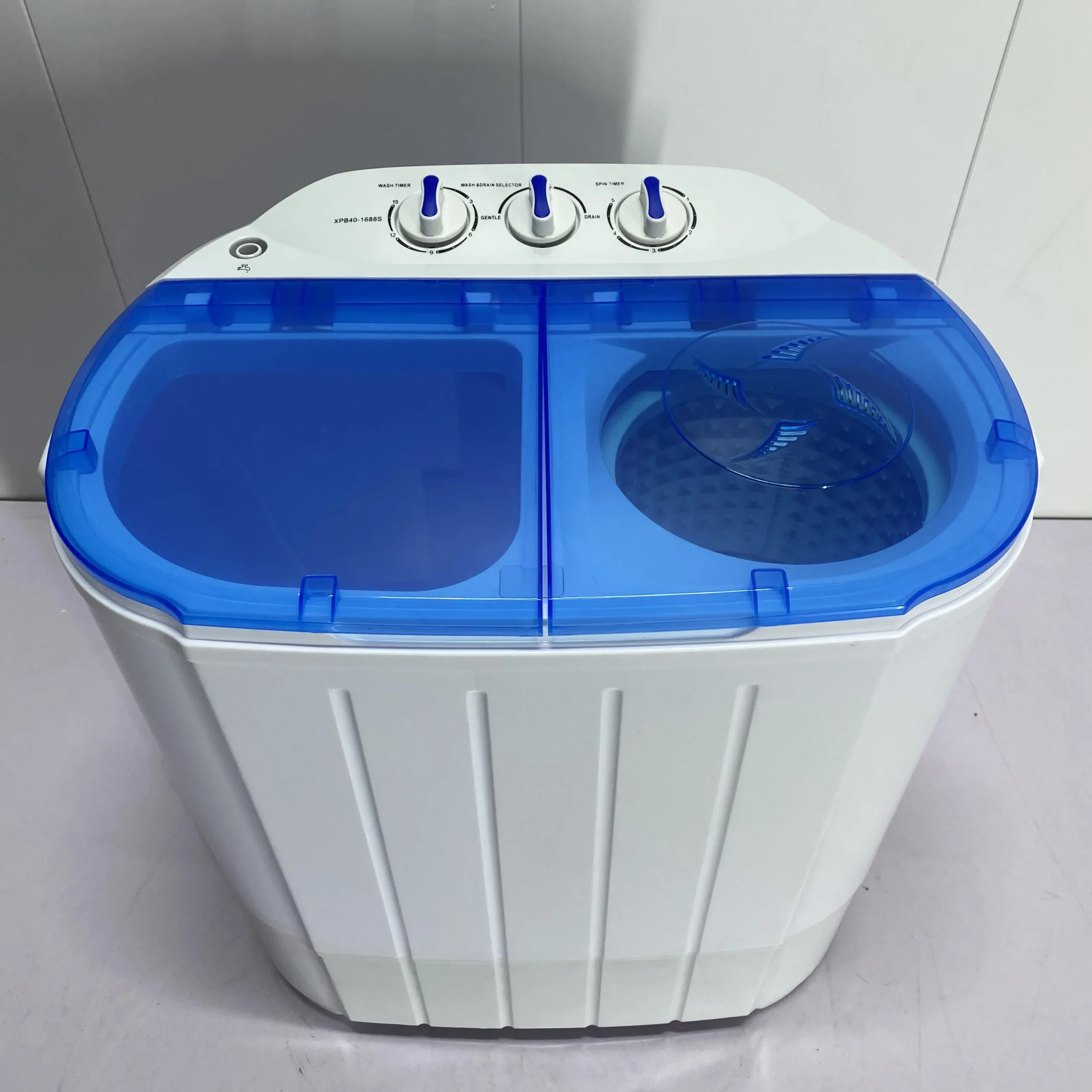 S255952bd7623483e933e1dd1a72f66068.webp Semi-automatic Double-cylinder Plastic Washing Machine with Dryer Household - Image 1