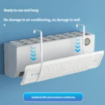 New Air Conditioner with Windshield and Anti-Direct Blowing Universal Windproof Wall-Mounted Air Outlet - Image 6
