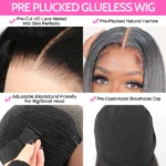 Wear Go Wig ISEE Hair Mongolian Water Wave 7x5 Glueless Preplucked Pre Cut Lace Easy Install - Image 3