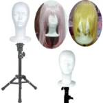 Female Wig Stands for Mannequin Head with Tripod Stand