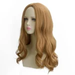Long Wave Ginger Orange Curly Synthetic Wig - Image 2
