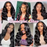 Virgin Hair Glueless Wigs Ready To Wear Human Hair 100% Pre Cut Pre Plucked 6x4 Body Wave Lace Wig Without Glue Wig - Image 5