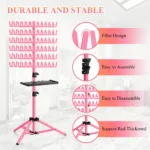Wig Stand For Braiding Hair Braiding Rack With Tripod Stand - Image 4