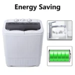 Compact Portable Washing Machine with 15LBS Capacity and Built-in Drain Pump for College Dorms Small Apartments RVs and Compact - Image 6