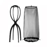 Wig Stand for All Wigs And Wig Storage Bags Adjustable Wig Bag with Drawstring Portable - Image 8