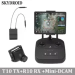 Skydroid T10 Remote Control Mini Camera 10km Digital Map Transmission 4 in 1 With R10 Receiver for RC Plant Protection Drone - Image 7
