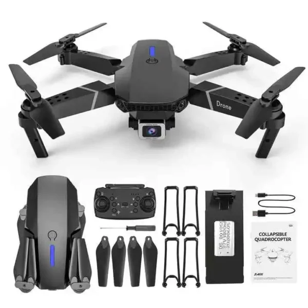 Hot Sales Cheap E88 Pro 13 Minutes Flying Battery Long Range 4k Dual Camera Portable Small Foldable Rc Drone for Beginner