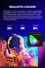 Deil Monitor 27 Inches 1K 1080P 75hz Ips-Panel Full HD 1ms Borderless LCD Gaming Screen Monitor - Image 6