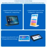 10.1 Inch Portable LCD Wifi Digital Signage Display Tabletop for Restaurants Hotels 1-Year OEM Supplier Touch Screen - Image 3