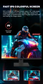 Deil Monitor 27 Inches 1K 1080P 75hz Ips-Panel Full HD 1ms Borderless LCD Gaming Screen Monitor - Image 5