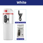 E-ACE 500ML Electric Heating Car Kettle 12V/24V Heater Cup Stainless Steel Fast Heating for SUV Truck RV Bus Camping Travel ﻿ - Image 10