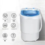260W Large Washing Machine Portable with Dryer Bucket for Clothes Shoe Mini Washing Machines