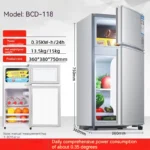 Double Door Freezer Two Door Home Refrigerator - Image 2