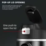 E-ACE 500ML Electric Heating Car Kettle 12V/24V Heater Cup Stainless Steel Fast Heating for SUV Truck RV Bus Camping Travel ﻿ - Image 4