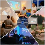 Portable Projector Wifi Bluetooth Led Smart Voice Remote Control Digital Projector Full HD 1080P Projector 4k Game Projectors - Image 6