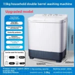 Semi-automatic washing machine  small double cylinder double barrel - Image 8