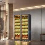 Commercial Kitchen Supermarket Use LED-Lit Glass Freezer Cabinet Single-Temperature Upright Cooler Open Beer Storage CHILLER - Image 3