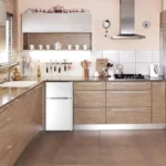 Compact 3.2 Cu.Ft. Mini Refrigerator with Separate Freezer and Double Doors Adjustable Removable Shelves Ideal for Basement Apartment - Image 2