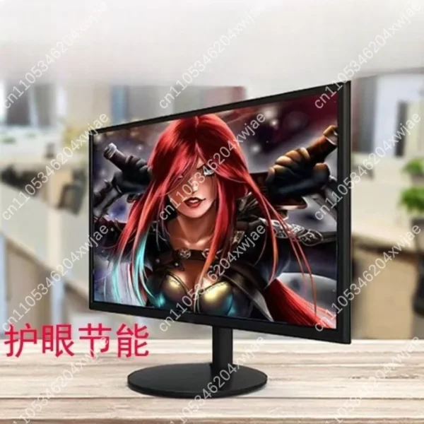 Desktop Computer Monitor 22 24 27 32 Inch Curved Borderless LCD Screen Full HD HDMI for Gaming Office