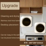 Fully automatic drum type underwear washing machine mini washing and drying integrated small underwear and sock washing machine - Image 8