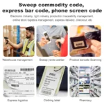 1D/2D QR Code Scanner USB Wired Handheld Barcode Reader High-Speed Supermarket Warehouse Scanner - Image 5