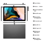 11.6 INCH PAD1162 Tablet PC 8GB RAM 512GB ROM 64 Bit Windows 11 Home N4100 CPU 1920 x 1080 IPS Screen WIFI - Image 2