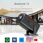 Projector 4K Android11.0 350 ANSI Native 1080P Wifi6 BT5.0  Home Cinema Outdoor Portable Projector