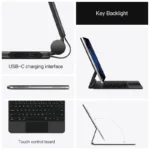 Magic Keyboard for iPad Pro 11 12.9 Air 4 Air 5 for iPad 10th Generation Pro 12.9 6th 5th 4th 3rd Gen Smart Cover Magnetic Case - Image 4