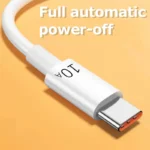 Android 120W 10A USB to Type C Cable Super Fast Charging Cable For Huawei P40 Honor Data Cord For Xiaomi Redmi 0.3/1M/1.5M/2M - Image 4