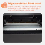 Thermal Receipt Printer 80mm Desktop Direct Thermal Printing USB+LAN Connection High Speed with Auto Cutter Large Paper Bin - Image 2