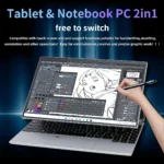 CRELANDER 4 in 1 Laptop 14 inch Touch Screen Celeron N95 16GB Ram Windows 11 Tablet PC Notebook Computer For Student Business - Image 2