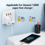 Android 120W 10A USB to Type C Cable Super Fast Charging Cable For Huawei P40 Honor Data Cord For Xiaomi Redmi 0.3/1M/1.5M/2M - Image 3