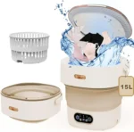 15L Foldable Washing Machine with Spin Dryer - Image 7