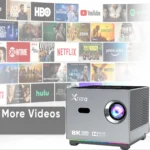 Portable Projector Wifi Bluetooth Led Smart Voice Remote Control Digital Projector Full HD 1080P Projector 4k Game Projectors - Image 2