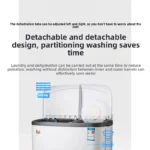 Semi-automatic washing machine  small double cylinder double barrel - Image 2