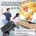 Projector 4K Android11.0 350 ANSI Native 1080P Wifi6 BT5.0  Home Cinema Outdoor Portable Projector - Image 3