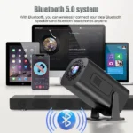 Projector 4K Android11.0 350 ANSI Native 1080P Wifi6 BT5.0  Home Cinema Outdoor Portable Projector - Image 2