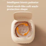 Mini washing machine, small washing and stripping integrated underwear, underwear, socks cleaning machine, - Image 5